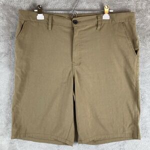 Urban Pipeline Shorts Mens 40 Khaki Chino Flat Front Hits At Knees Bermuda Skate